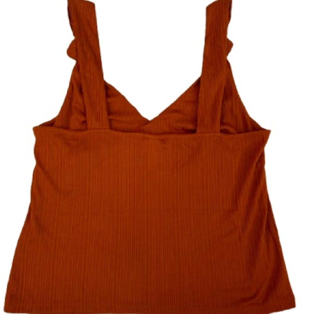 H&M Burnt Orange Sleeveless Tank Top Size M - Picture 8 of 8